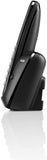 GIGASET A220 CORDLESS PHONE WITH 18 HRS TALK TIME, 200 HRS STANDBY, 50M INDOOR & 300M OUTDOOR RANGE, SPEAKERPHONE, 80 CONTACT STORAGE, MADE IN GERMANY FOR HOME & OFFICE, DECT, HANDS FREE, BLACK