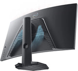 Dell S2721HGF 27 inch Full HD (1920x1080) Gaming Monitor, 1500R Curved Screen, 144 Hz, VA, 4ms, AMD FreeSync Premium, NVIDIA G-SYNC Compatible, DisplayPort, 2x HDMI, Adjustable Stand