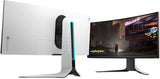 Dell - Alienware AW3420DW 34-inch Curved WQHD(3440 X 1440), 120Hz, NVIDIA G-SYNC, IPS LED Edgelight Gaming Monitor - Lunar Light