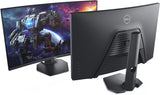 Dell S2721HGF 27 inch Full HD (1920x1080) Gaming Monitor, 1500R Curved Screen, 144 Hz, VA, 4ms, AMD FreeSync Premium, NVIDIA G-SYNC Compatible, DisplayPort, 2x HDMI, Adjustable Stand