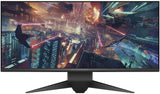 Dell - Alienware 1900R 34.1", Curved Gaming Monitor LED-Lit, WQHD 3440 x 1440p Resolution, 4ms 120Hz Overclocked Refresh Rate, NVIDIA G-Sync, 21:9 Aspect Ratio, HDMI, Display Port, 4x USB 3.0, AW3418DW