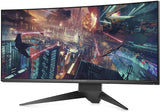 Dell - Alienware 1900R 34.1", Curved Gaming Monitor LED-Lit, WQHD 3440 x 1440p Resolution, 4ms 120Hz Overclocked Refresh Rate, NVIDIA G-Sync, 21:9 Aspect Ratio, HDMI, Display Port, 4x USB 3.0, AW3418DW