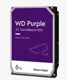 WD Purple 6TB Surveillance Hard Drive WD60PURZ 5400 RPM Class, SATA 6 Gb/s, 128 MB Cache, 3.5" -
