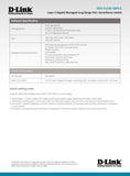 D-Link 16 port Gigabit ( 16 poe - 150 watts ) Long Range 250m PoE+ & 2 SFP ports Smart Switch / DGS-F1210-18PS-E