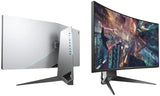 Dell - Alienware 1900R 34.1", Curved Gaming Monitor LED-Lit, WQHD 3440 x 1440p Resolution, 4ms 120Hz Overclocked Refresh Rate, NVIDIA G-Sync, 21:9 Aspect Ratio, HDMI, Display Port, 4x USB 3.0, AW3418DW