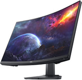 Dell S2721HGF 27 inch Full HD (1920x1080) Gaming Monitor, 1500R Curved Screen, 144 Hz, VA, 4ms, AMD FreeSync Premium, NVIDIA G-SYNC Compatible, DisplayPort, 2x HDMI, Adjustable Stand