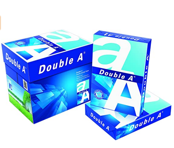 Double A - Printer Copy Paper, Size A4, GSM 80