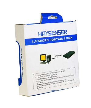 Haysenser USB 3.0 Hard Drive Enclosure, Size 2.5 Inch, Easy Convert SSD & HDD From Internal to External