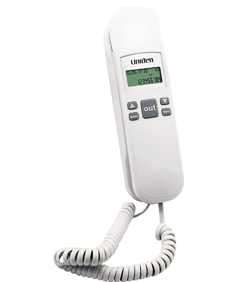 Uniden As 7103 Bathroom Trimline Phone, White