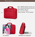 Brinch BW-179 14-inch Messenger Bag Red & Black | BW-179