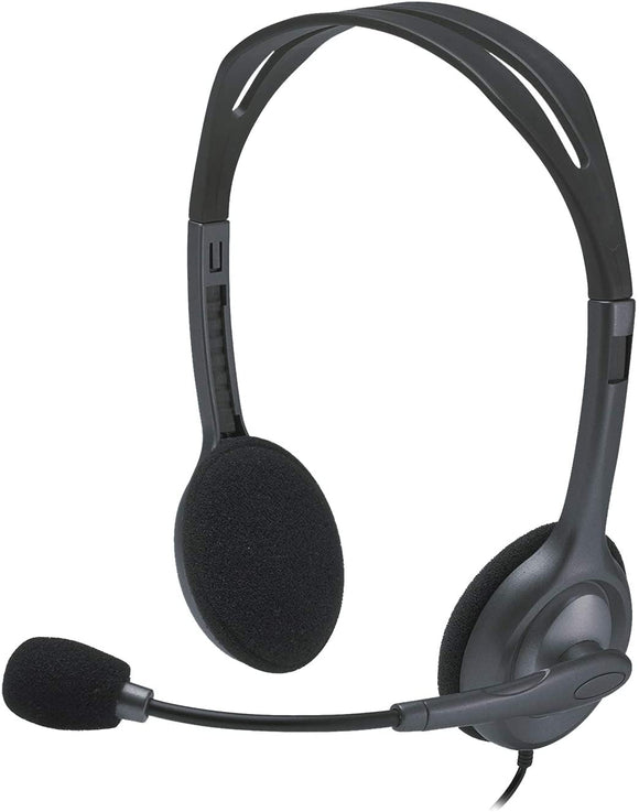informatie Scheur Intact LOGITECH H111 WIRED HEADSET, STEREO HEADPHONES WITH NOISE-CANCELLING M – Bee  Smart Stores