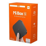 Mi Box S, Smart TV Box, Intelligent 4K Ultra HD Media Player, work with Projector, TVs & Mobile Phones, powered by Android 8.1, - International Version- Black
